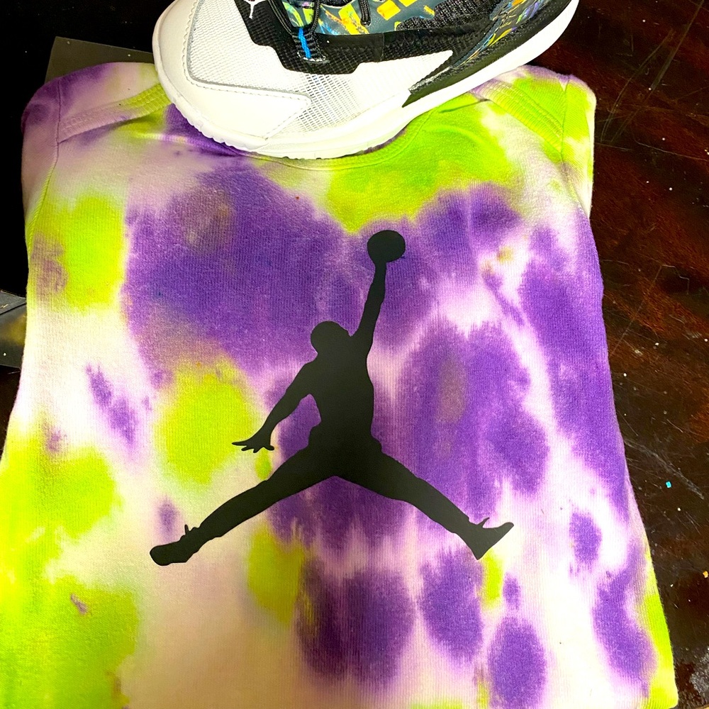 Custom tie dye shirt